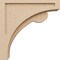 Ekena Millwork 5"W x 20"D x 20"H Thin Viola Rough Cedar Woodgrain TimberThane Corbel, Primed Tan CORUR05X20X20VIORCPR - alternate 2